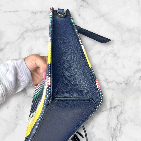Kate Spade New York Cameron Stripe Tri Color Zip Crossbody Bag NWOT - Picture 11 of 15